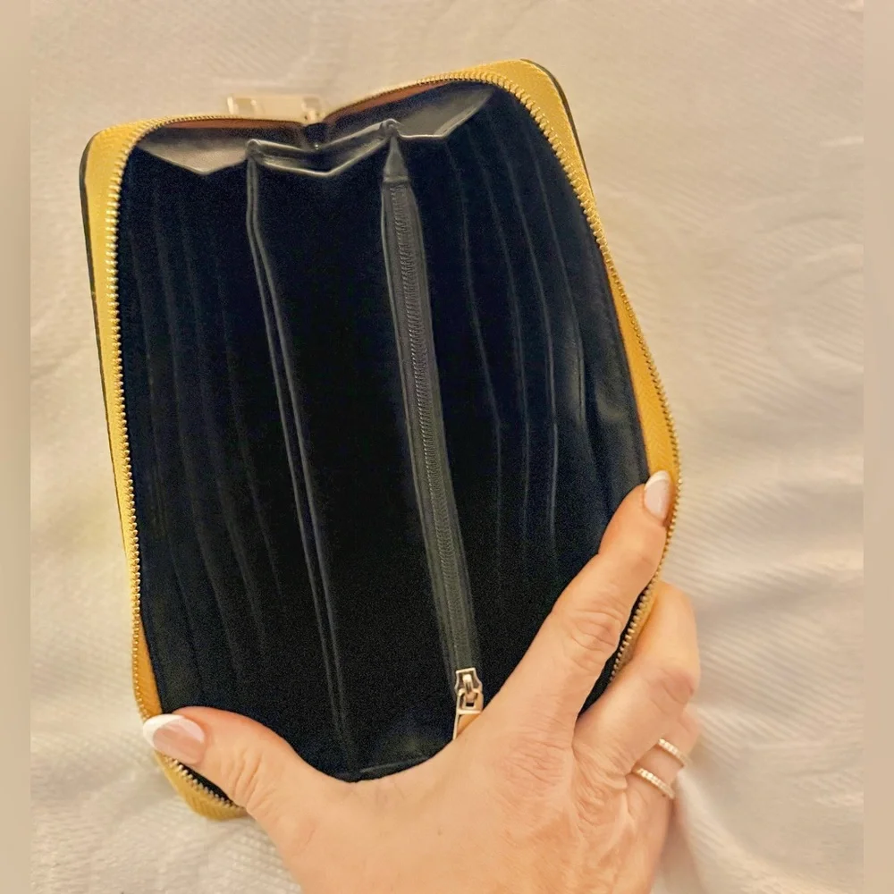 Furla Leather Colorblock Zip Wallet - Picture 6 of 8